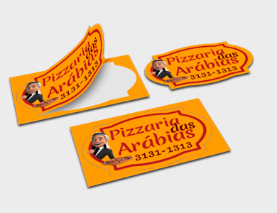 Adesivo de Papel 19x26cm - 4x0 - 10 unid