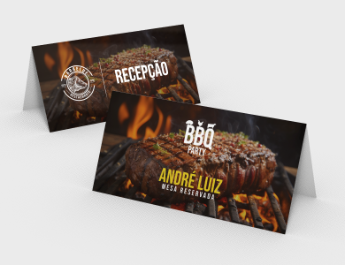 Display de Mesa com Arte Variável Tipo A em PVC 0,5mm Fosco Frente e Verso 8,5x11,4 cm - 4x0 - 1 unid