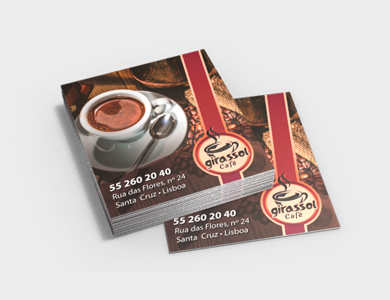 Mini Cartões Couchê 300g Sem Verniz 4,25x4,8cm - 4x1 - 200 unid